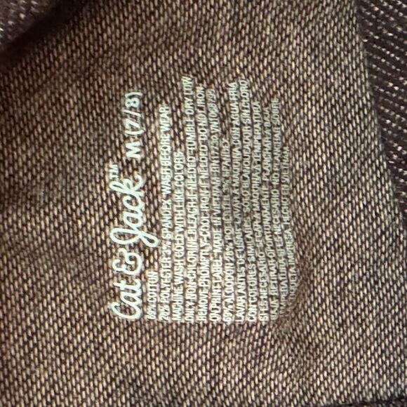 Girls' Pull-On Jeggings - Cat & Jack Black 7/8 - Picture 3 of 3